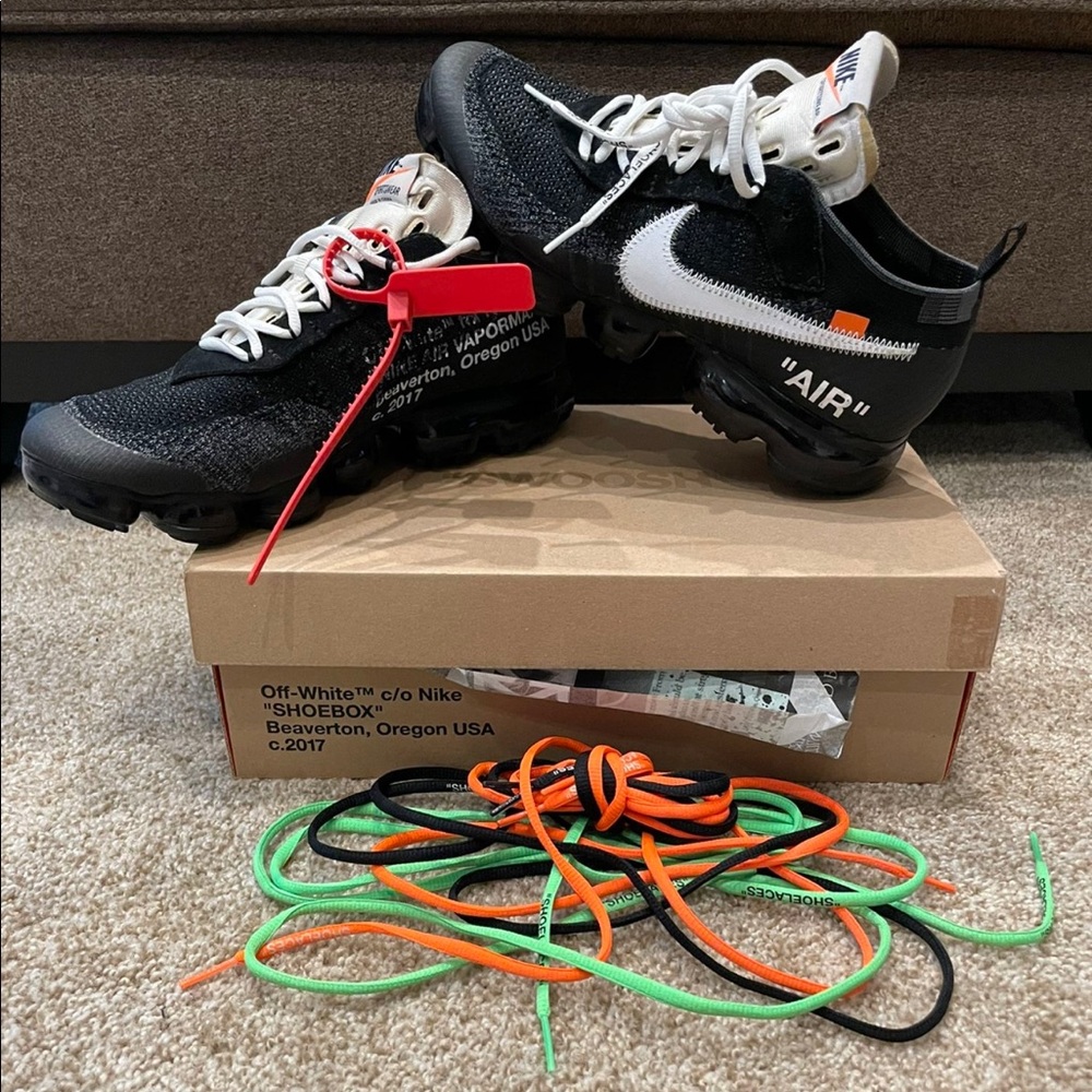 Nike Air VaporMax Off White (SKU AA3831-001), US 9 Mens